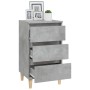 Nachttisch aus grauem Betonsperrholz 40x35x70 cm von vidaXL, Nachttische - Ref: Foro24-819664, Preis: 61,00 €, Rabatt: %