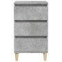 Nachttisch aus grauem Betonsperrholz 40x35x70 cm von vidaXL, Nachttische - Ref: Foro24-819664, Preis: 61,00 €, Rabatt: %