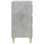 Mesita de noche madera contrachapada gris hormigón 40x35x70 cm de vidaXL, Mesitas de noche - Ref: Foro24-819664, Precio: 60,2...