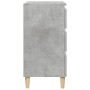 Nachttisch aus grauem Betonsperrholz 40x35x70 cm von vidaXL, Nachttische - Ref: Foro24-819664, Preis: 61,00 €, Rabatt: %