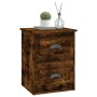 Wand-Nachttisch, 2 Stück, Farbe Eiche geräuchert, 41,5 x 36 x 53 cm von vidaXL, Nachttische - Ref: Foro24-816403, Preis: 73,8...