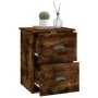 Wall bedside table 2 pcs smoked oak color 41.5x36x53cm by vidaXL, Nightstands - Ref: Foro24-816403, Price: 62,10 €, Discount: %