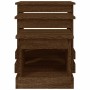 3 brown oak engineered wood coffee tables by vidaXL, Coffee table - Ref: Foro24-816495, Price: 67,80 €, Discount: %