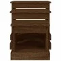 3 brown oak engineered wood coffee tables by vidaXL, Coffee table - Ref: Foro24-816495, Price: 66,99 €, Discount: %