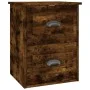 Wall bedside table 2 pcs smoked oak color 41.5x36x53cm by vidaXL, Nightstands - Ref: Foro24-816403, Price: 62,10 €, Discount: %