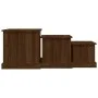 Couchtische 3 Stk. Holzwerkstoff braune Eiche von vidaXL, Couchtisch - Ref: Foro24-816495, Preis: 66,99 €, Rabatt: %