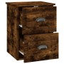 Wand-Nachttisch, 2 Stück, Farbe Eiche geräuchert, 41,5 x 36 x 53 cm von vidaXL, Nachttische - Ref: Foro24-816403, Preis: 73,8...