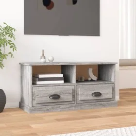 TV-Schrank aus grauem Sonoma-Sperrholz, 93 x 35,5 x 45 cm von vidaXL, TV-Möbel - Ref: Foro24-816470, Preis: 57,96 €, Rabatt: %