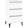 Weißer Nachttisch aus Sperrholz, 40 x 35 x 70 cm von vidaXL, Nachttische - Ref: Foro24-819668, Preis: 63,98 €, Rabatt: %