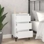 Weißer Nachttisch aus Sperrholz, 40 x 35 x 70 cm von vidaXL, Nachttische - Ref: Foro24-819668, Preis: 63,98 €, Rabatt: %