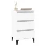 Weißer Nachttisch aus Sperrholz, 40 x 35 x 70 cm von vidaXL, Nachttische - Ref: Foro24-819668, Preis: 63,98 €, Rabatt: %