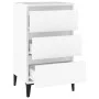 Weißer Nachttisch aus Sperrholz, 40 x 35 x 70 cm von vidaXL, Nachttische - Ref: Foro24-819668, Preis: 63,98 €, Rabatt: %