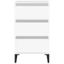 Weißer Nachttisch aus Sperrholz, 40 x 35 x 70 cm von vidaXL, Nachttische - Ref: Foro24-819668, Preis: 63,98 €, Rabatt: %