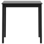 Mesa alta negra de MDF 115x55x107 cm