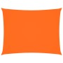Toldo de vela rectangular tela Oxford naranja 2,5x3,5 m
