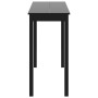 Mesa alta negra de MDF 115x55x107 cm