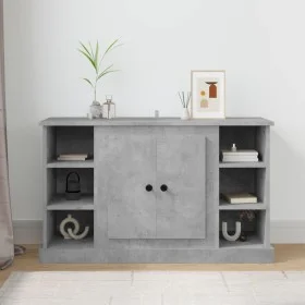Concrete gray plywood sideboard 100x35.5x60 cm by vidaXL, Sideboards - Ref: Foro24-816444, Price: 102,34 €, Discount: %