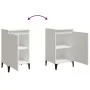 Weißer Nachttisch aus Sperrholz, 40 x 35 x 70 cm von vidaXL, Nachttische - Ref: Foro24-819644, Preis: 48,17 €, Rabatt: %