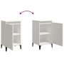 White plywood nightstand 40x35x70 cm by vidaXL, Nightstands - Ref: Foro24-819644, Price: 48,36 €, Discount: %