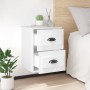 Wand-Nachttische 2 Stück glänzend weiß 41,5x36x53 cm von vidaXL, Nachttische - Ref: Foro24-816397, Preis: 65,62 €, Rabatt: %