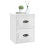 Wand-Nachttische 2 Stück glänzend weiß 41,5x36x53 cm von vidaXL, Nachttische - Ref: Foro24-816397, Preis: 65,62 €, Rabatt: %
