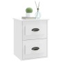 Wand-Nachttische 2 Stück glänzend weiß 41,5x36x53 cm von vidaXL, Nachttische - Ref: Foro24-816397, Preis: 65,62 €, Rabatt: %