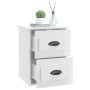 Wand-Nachttische 2 Stück glänzend weiß 41,5x36x53 cm von vidaXL, Nachttische - Ref: Foro24-816397, Preis: 65,62 €, Rabatt: %