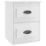 Wand-Nachttische 2 Stück glänzend weiß 41,5x36x53 cm von vidaXL, Nachttische - Ref: Foro24-816397, Preis: 65,62 €, Rabatt: %