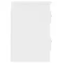 Mesitas de noche de pared 2 uds blanco brillante 41,5x36x53 cm de vidaXL, Mesitas de noche - Ref: Foro24-816397, Precio: 65,6...
