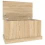 Sonoma oak plywood storage trunk 70x40x38 cm by vidaXL, Storage trunks - Ref: Foro24-816507, Price: 58,94 €, Discount: %