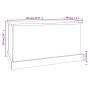 Sonoma oak plywood storage trunk 70x40x38 cm by vidaXL, Storage trunks - Ref: Foro24-816507, Price: 58,87 €, Discount: %