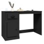 Schwarzer Sperrholzschreibtisch mit Schublade 115x50x75 cm von vidaXL, Schreibtische - Ref: Foro24-816473, Preis: 95,82 €, Ra...