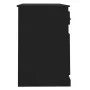 Black plywood desk with drawer 115x50x75 cm by vidaXL, Desks - Ref: Foro24-816473, Price: 96,05 €, Discount: %
