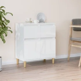 Glossy white plywood sideboard 60x35x70 cm by vidaXL, Sideboards - Ref: Foro24-819678, Price: 68,12 €, Discount: %