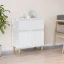 Hochglanzweißes Sperrholz-Sideboard 60x35x70 cm von vidaXL, Sideboards - Ref: Foro24-819678, Preis: 68,12 €, Rabatt: %