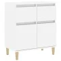 Hochglanzweißes Sperrholz-Sideboard 60x35x70 cm von vidaXL, Sideboards - Ref: Foro24-819678, Preis: 68,12 €, Rabatt: %
