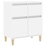 Hochglanzweißes Sperrholz-Sideboard 60x35x70 cm von vidaXL, Sideboards - Ref: Foro24-819678, Preis: 69,07 €, Rabatt: %