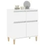 Aparador de madera contrachapada blanco brillante 60x35x70 cm de vidaXL, Aparadores - Ref: Foro24-819678, Precio: 68,07 €, De...