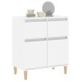 Hochglanzweißes Sperrholz-Sideboard 60x35x70 cm von vidaXL, Sideboards - Ref: Foro24-819678, Preis: 69,07 €, Rabatt: %