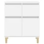 Aparador de madera contrachapada blanco brillante 60x35x70 cm de vidaXL, Aparadores - Ref: Foro24-819678, Precio: 68,07 €, De...