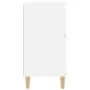 Aparador de madera contrachapada blanco brillante 60x35x70 cm de vidaXL, Aparadores - Ref: Foro24-819678, Precio: 68,07 €, De...