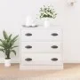Glossy white plywood sideboard 70x35.5x67.5 cm by vidaXL, Sideboards - Ref: Foro24-816226, Price: 86,91 €, Discount: %