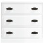 Hochglanzweißes Sperrholz-Sideboard 70 x 35,5 x 67,5 cm von vidaXL, Sideboards - Ref: Foro24-816226, Preis: 88,05 €, Rabatt: %