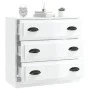 Glossy white plywood sideboard 70x35.5x67.5 cm by vidaXL, Sideboards - Ref: Foro24-816226, Price: 86,91 €, Discount: %