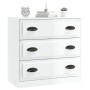 Hochglanzweißes Sperrholz-Sideboard 70 x 35,5 x 67,5 cm von vidaXL, Sideboards - Ref: Foro24-816226, Preis: 88,05 €, Rabatt: %