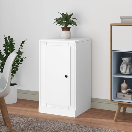 Aparador de madera contrachapada blanco 37,5x35,5x67,5 cm de vidaXL, Aparadores - Ref: Foro24-816200, Precio: 43,29 €, Descue...