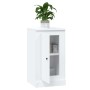 Aparador de madera contrachapada blanco 37,5x35,5x67,5 cm de vidaXL, Aparadores - Ref: Foro24-816200, Precio: 43,29 €, Descue...