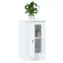 Aparador de madera contrachapada blanco 37,5x35,5x67,5 cm de vidaXL, Aparadores - Ref: Foro24-816200, Precio: 43,00 €, Descue...