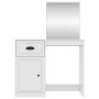 Schminktisch aus weißem Sperrholz mit Spiegel 90x50x132,5 cm von vidaXL, Schlafzimmerkommoden - Ref: Foro24-816760, Preis: 85...