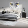 Nachttische 2 Stück schwarzes Sperrholz 40x35x70 cm von vidaXL, Nachttische - Ref: Foro24-819647, Preis: 80,25 €, Rabatt: %